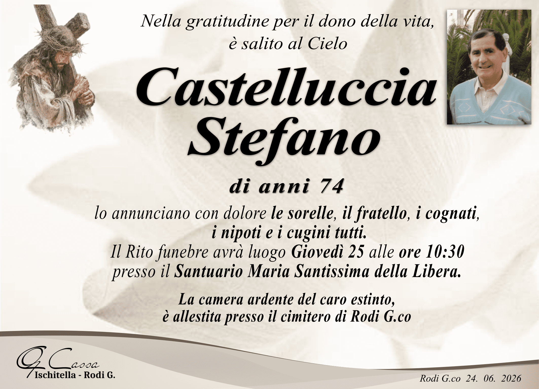 ANNUNCIO CASTELLUCCIA STEFANO
