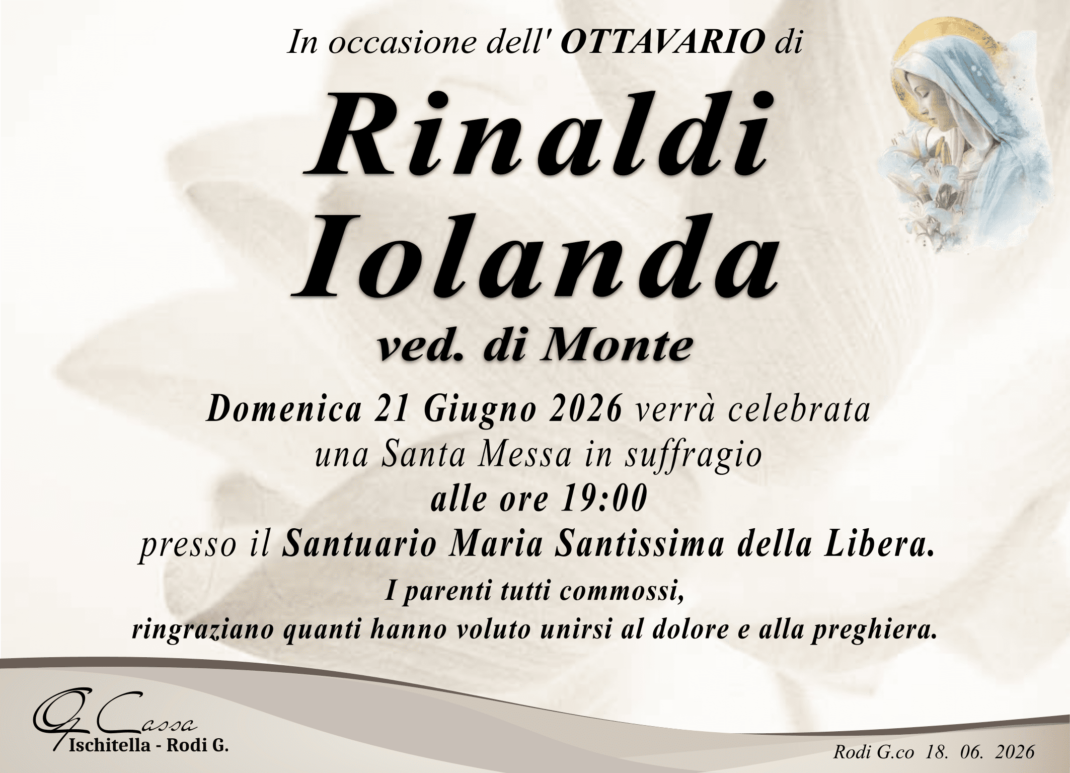 ORRAVARIO IOLANDA RINALDI