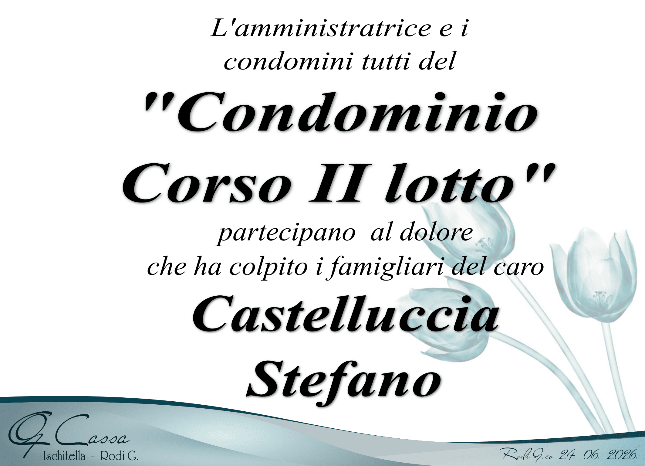 PARTECIPAZIONE CONDOMINIO 2 LOTTO