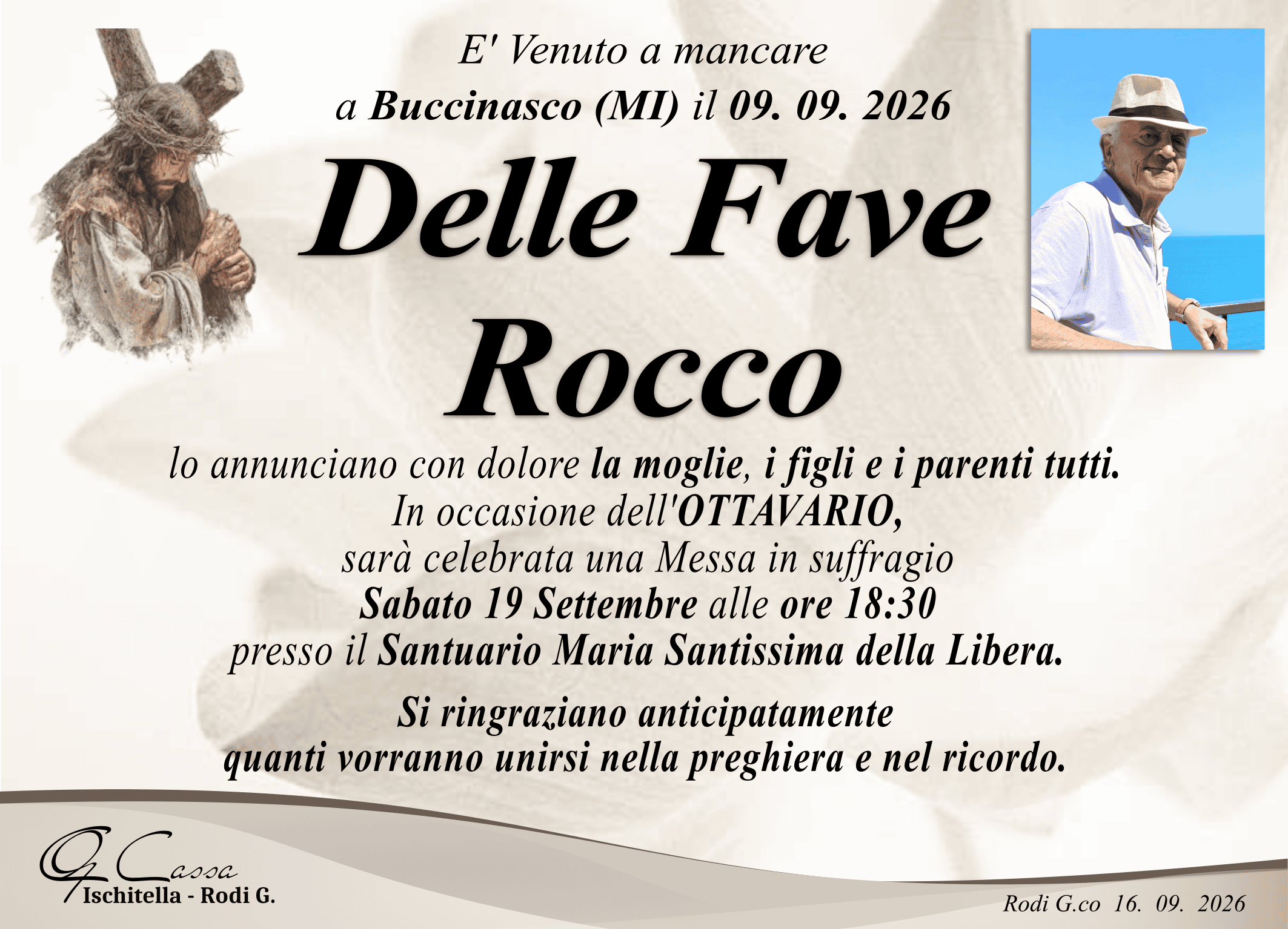 ANNUNCIO DELLE FAVE ROCCO