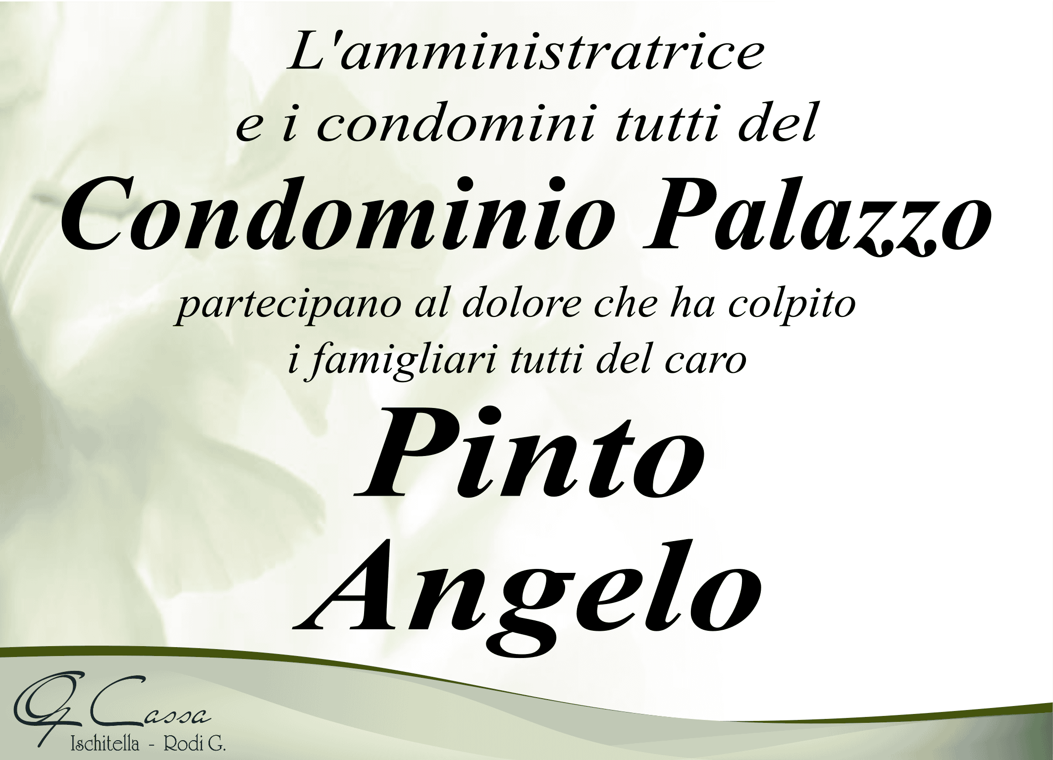 CONDOMINIO PALAZZO