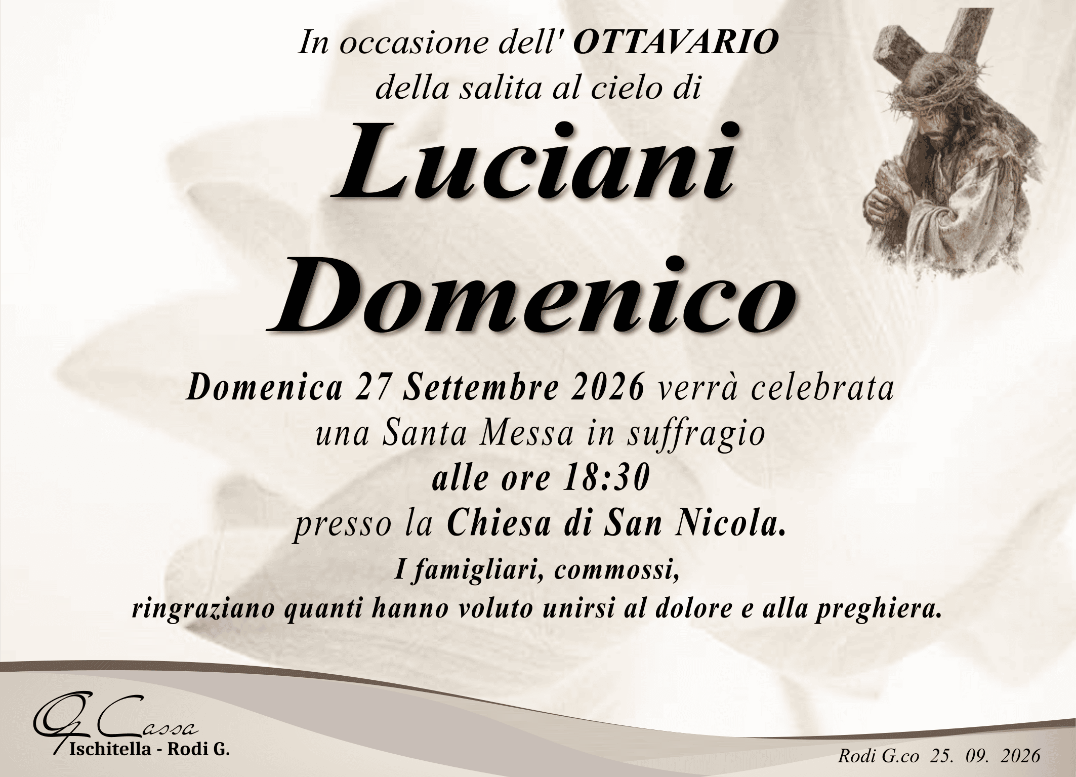 OTTAVARIO LUCIANI DOMENICO