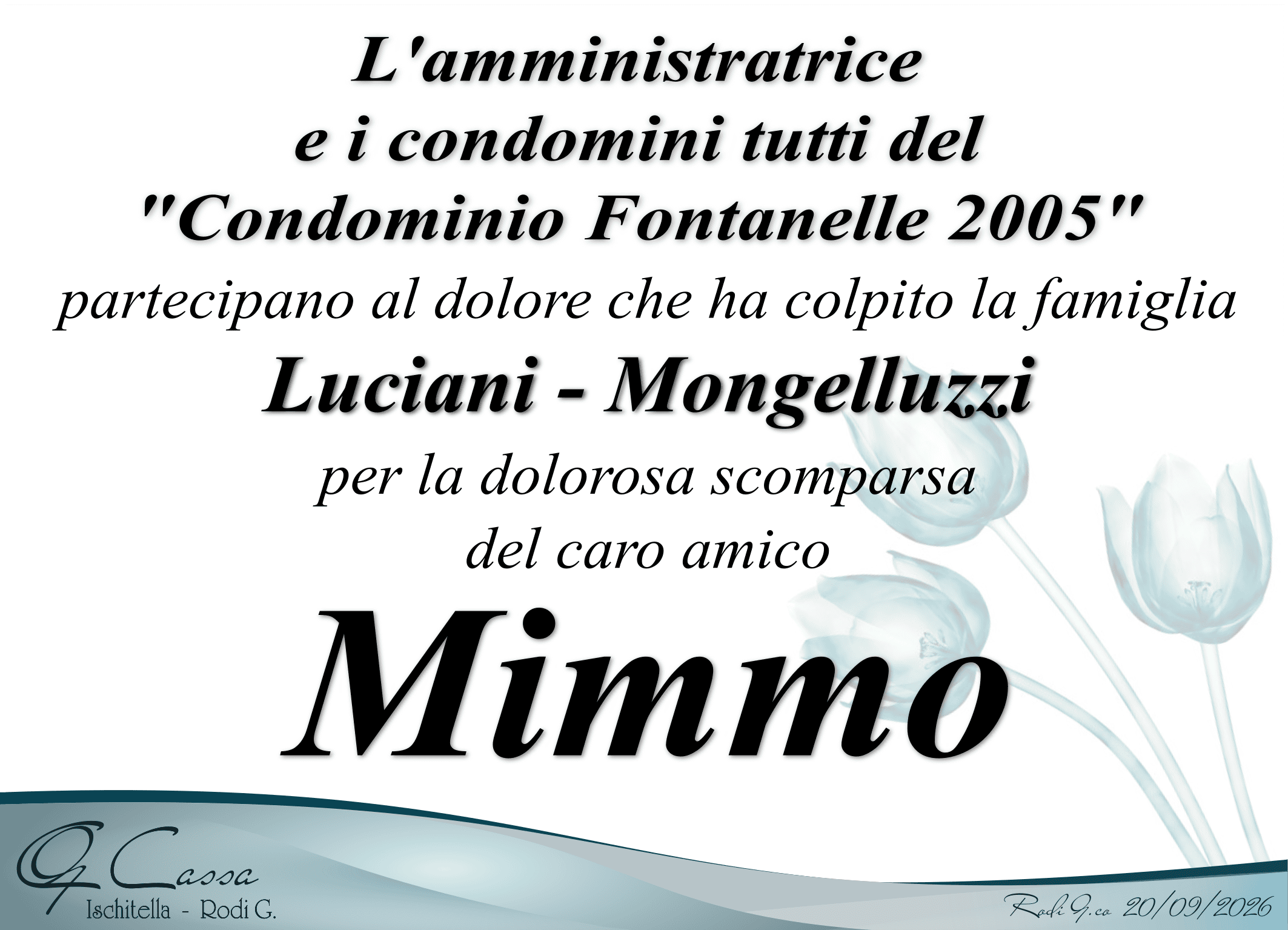 PARTECIPAZIONE FONTANELLE 2005