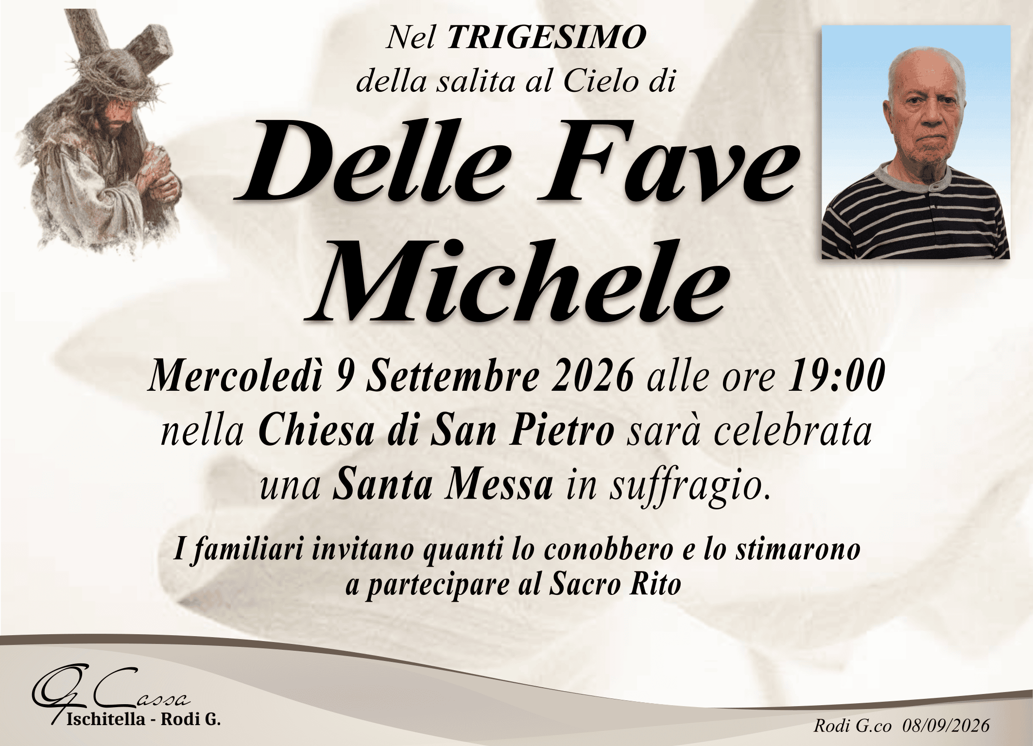 TRIGESIMO DELLE FAVE MICHELE