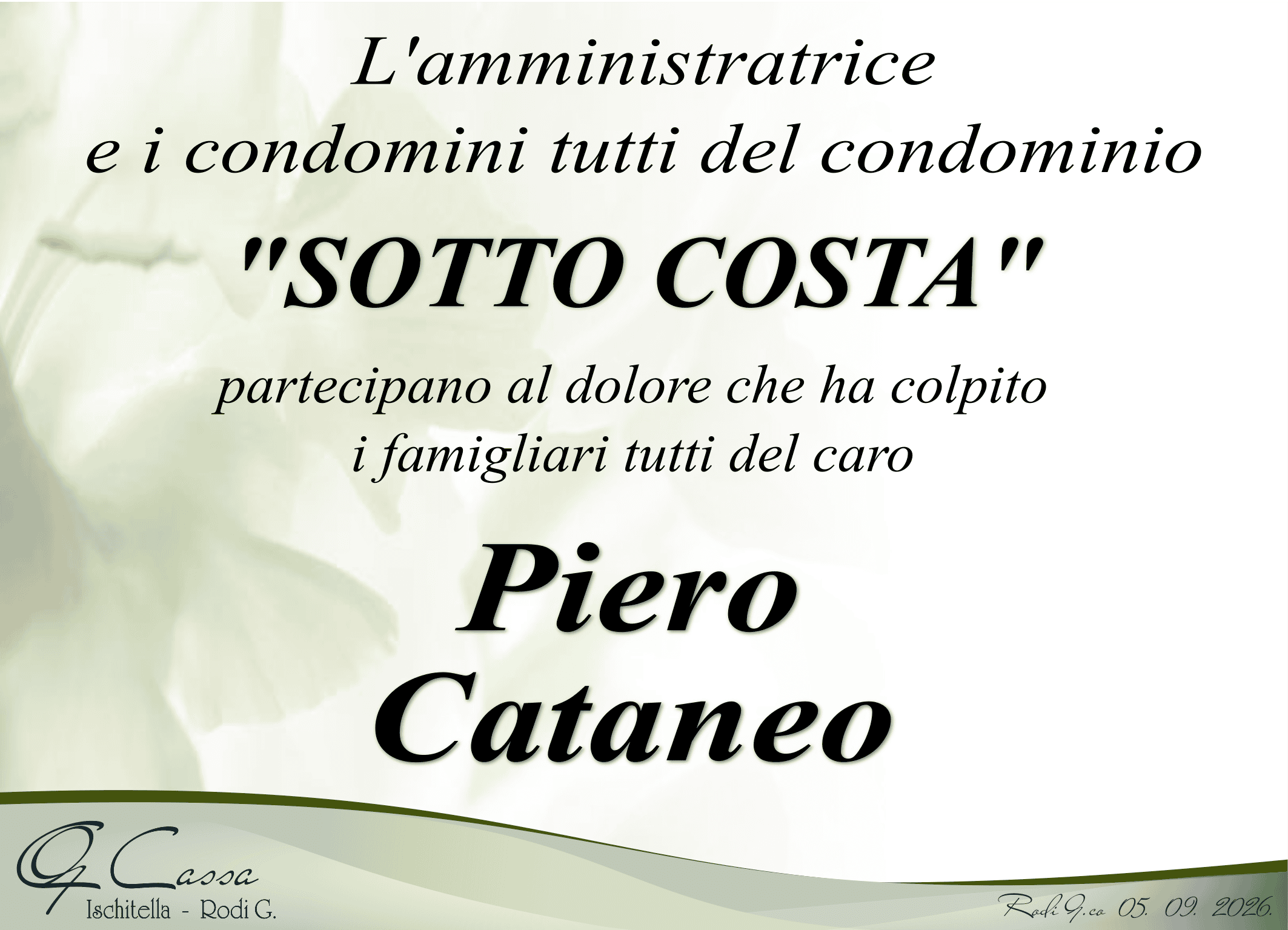 condominio sotto costa
